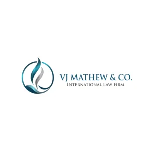 VJ Mathew & Co logo featured as client of Adhil Noushad, best graphic designer in Kerala