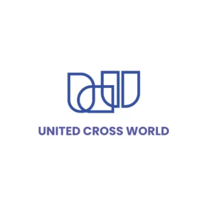 United Cross World company logo, trusted client of Adhil Noushad, best graphic designer in Kerala