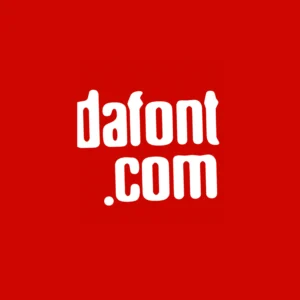 Dafont logo – trusted free font site used by the best graphic designer in Kerala