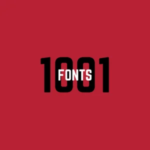 1001 Fonts logo – curated free font collection by the best graphic designer in Kerala